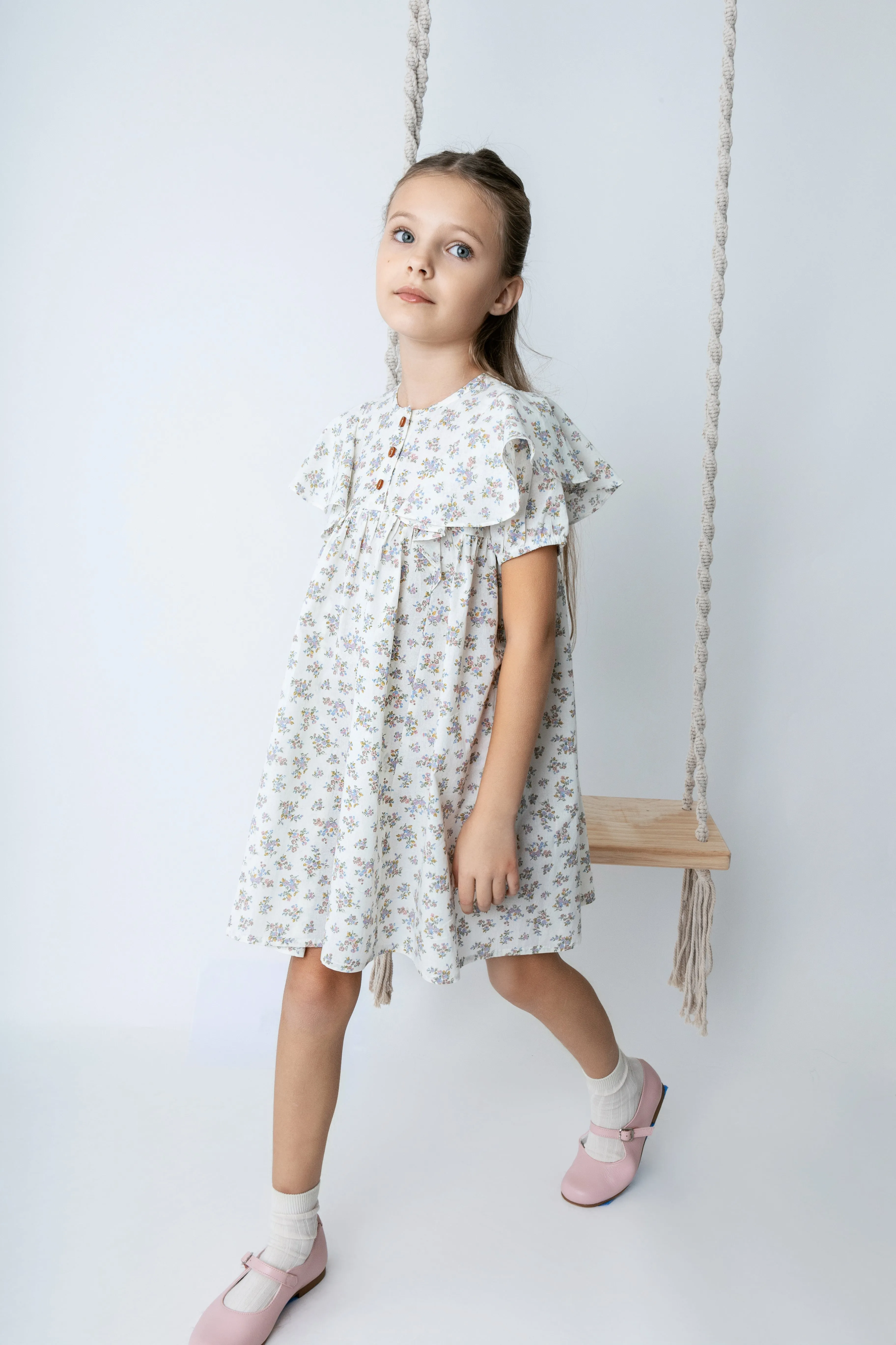 Noma Lavendar Floral Dress