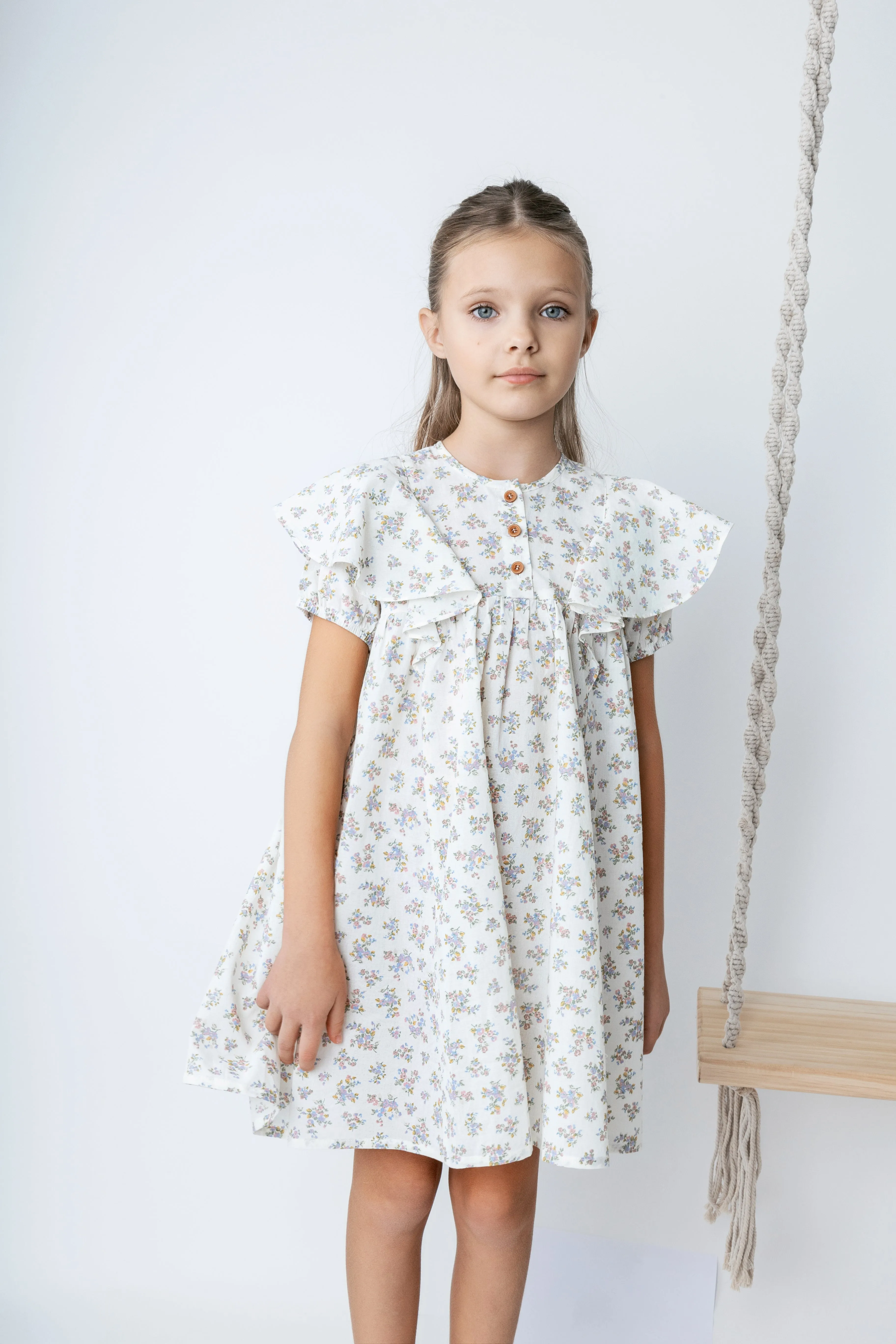Noma Lavendar Floral Dress