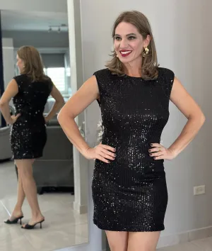 NY Eve Short Glitter Dress