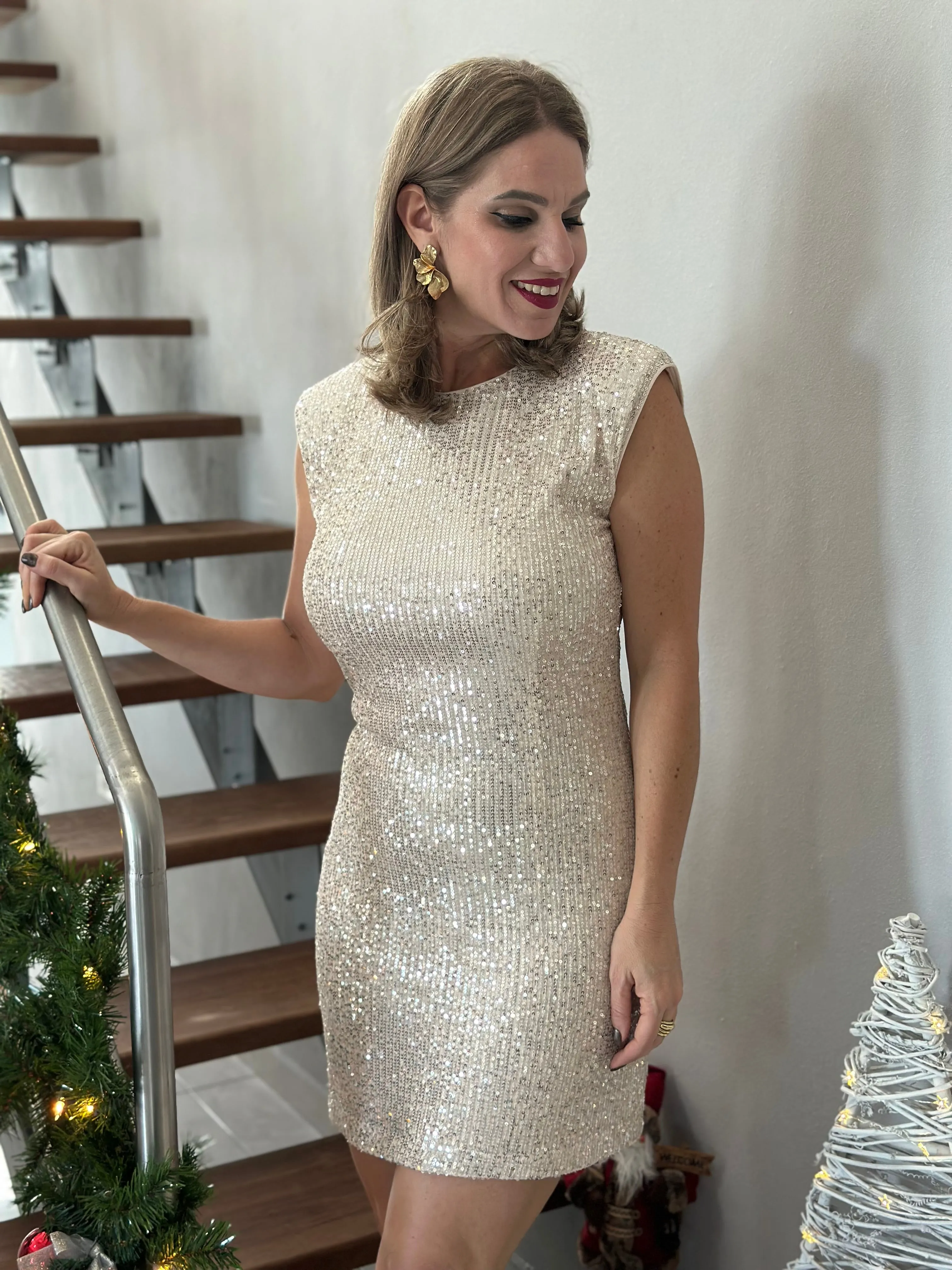NY Eve Short Glitter Dress