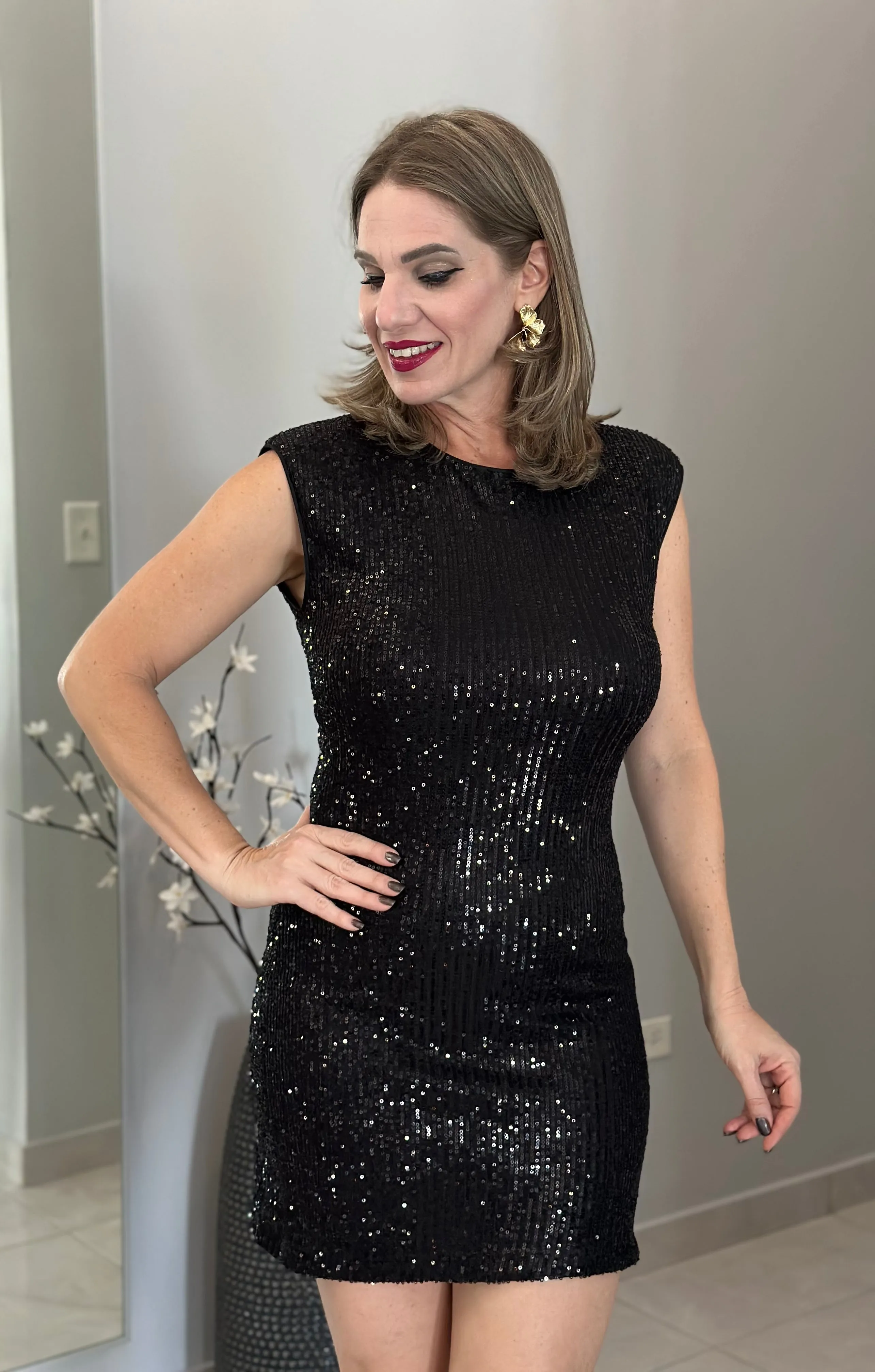 NY Eve Short Glitter Dress