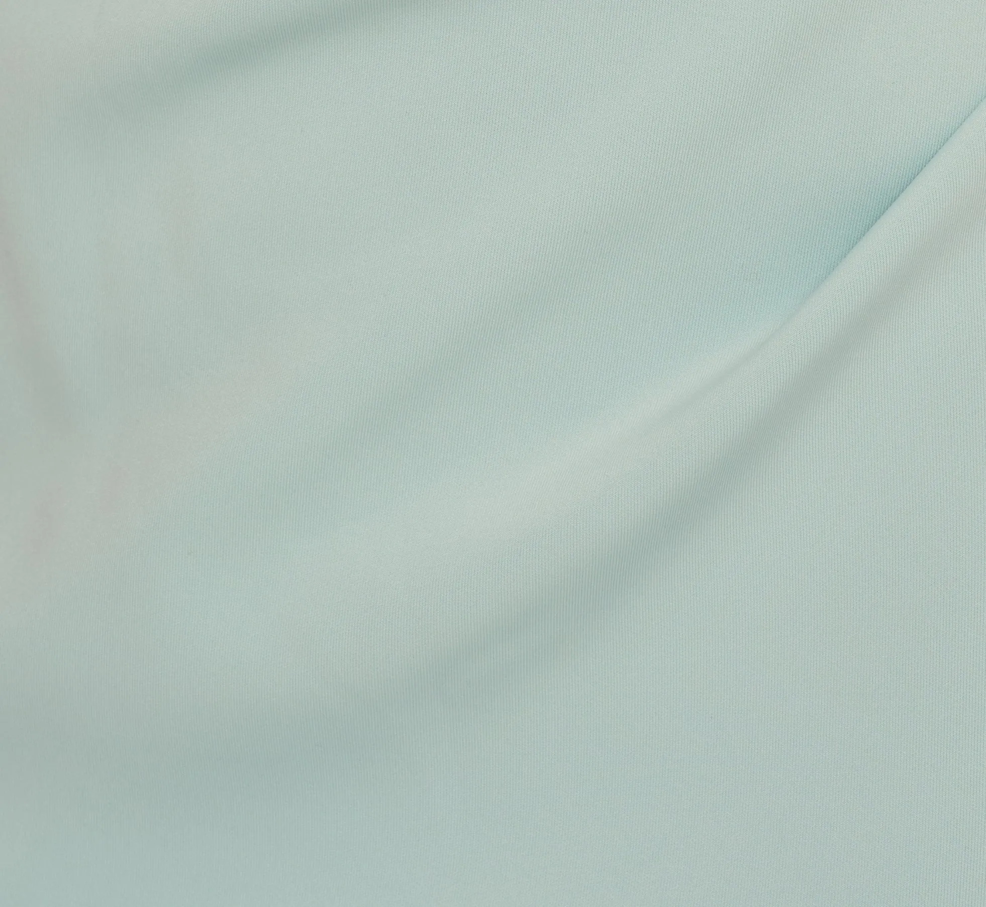 Off Shoulder Bell Sleeve Rosette Gown In Airy Aqua