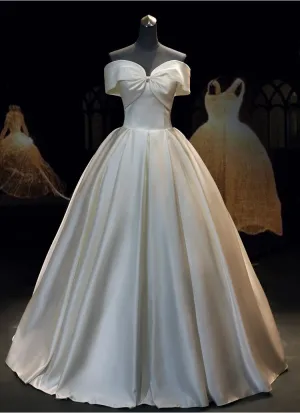 Off the Shoulder Ball Gown Wedding Dress ET3024