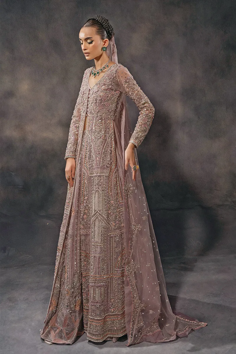 Open Gown Lehenga and Dupatta Pakistani Bridal Dress