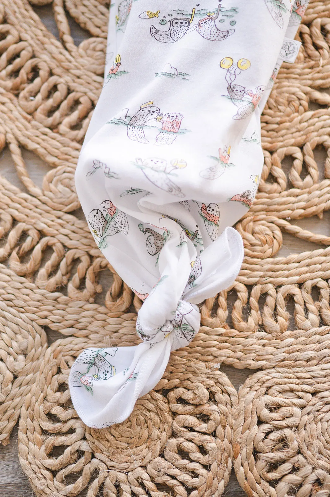 Otterly Adorable Gown | Organic Knot Gown | Gender Neutral
