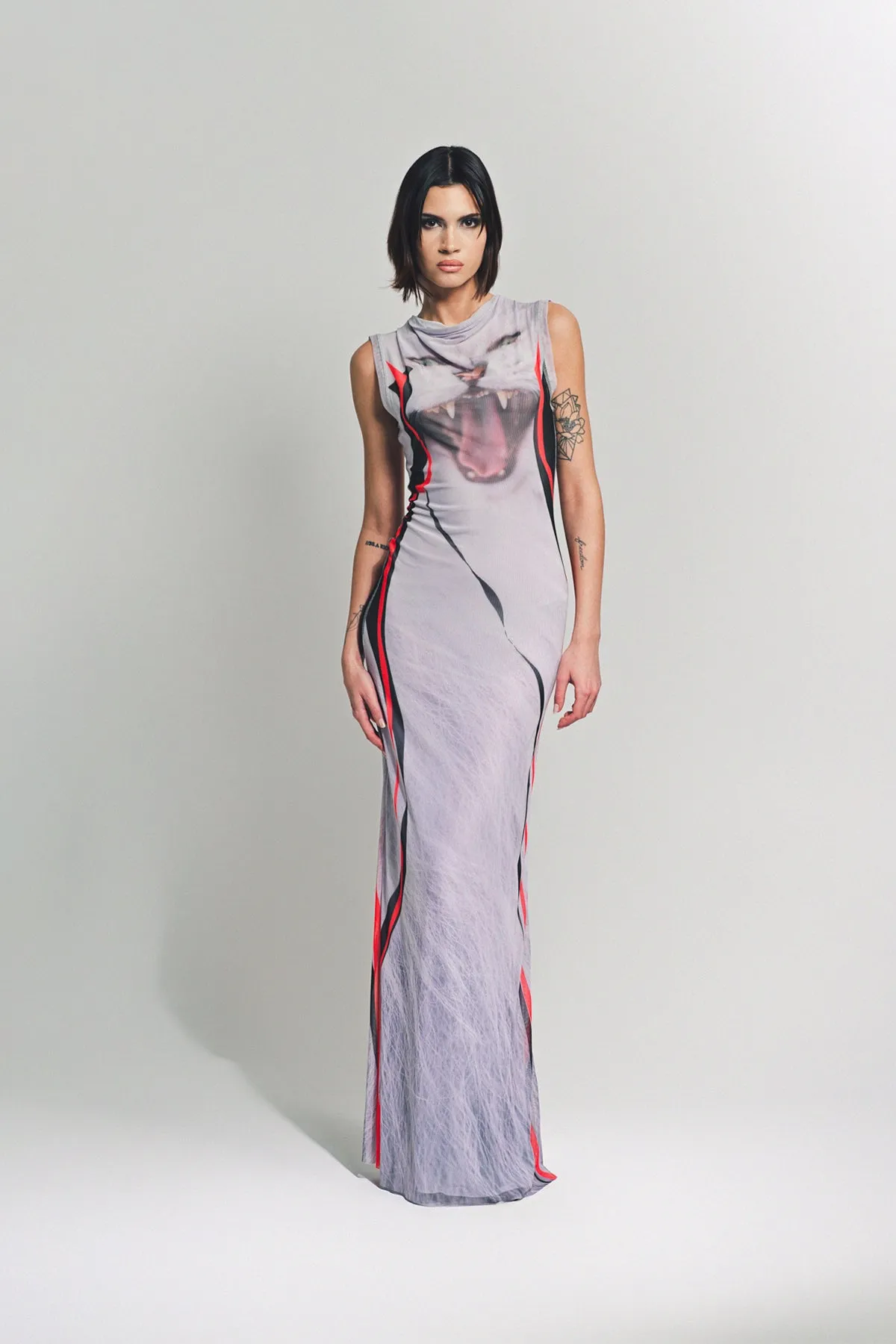 OTTOLINGER | MESH MAXI DRESS