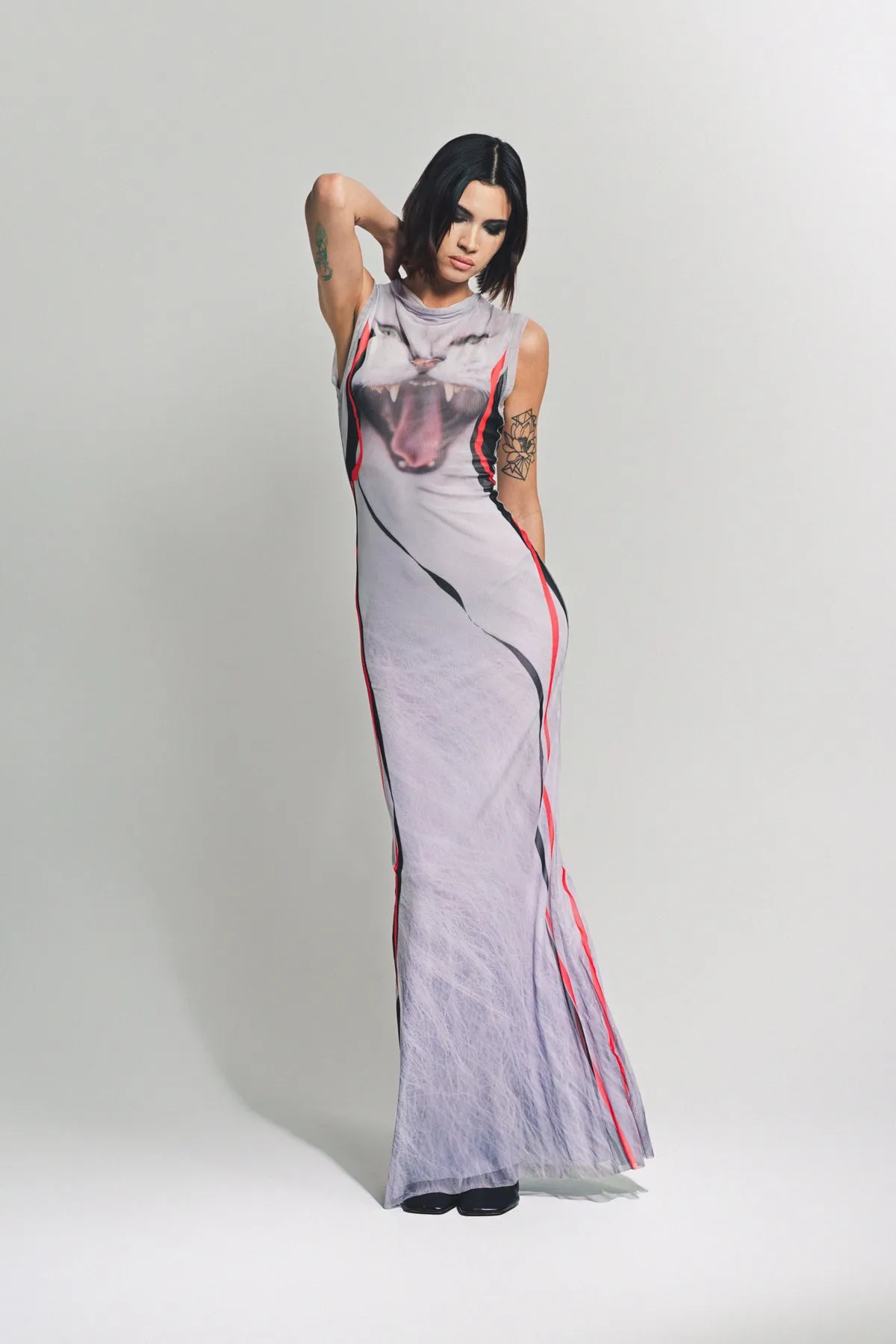 OTTOLINGER | MESH MAXI DRESS