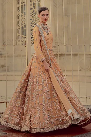 Pakistani Bridal Gown with Lehenga and Dupatta #BS902