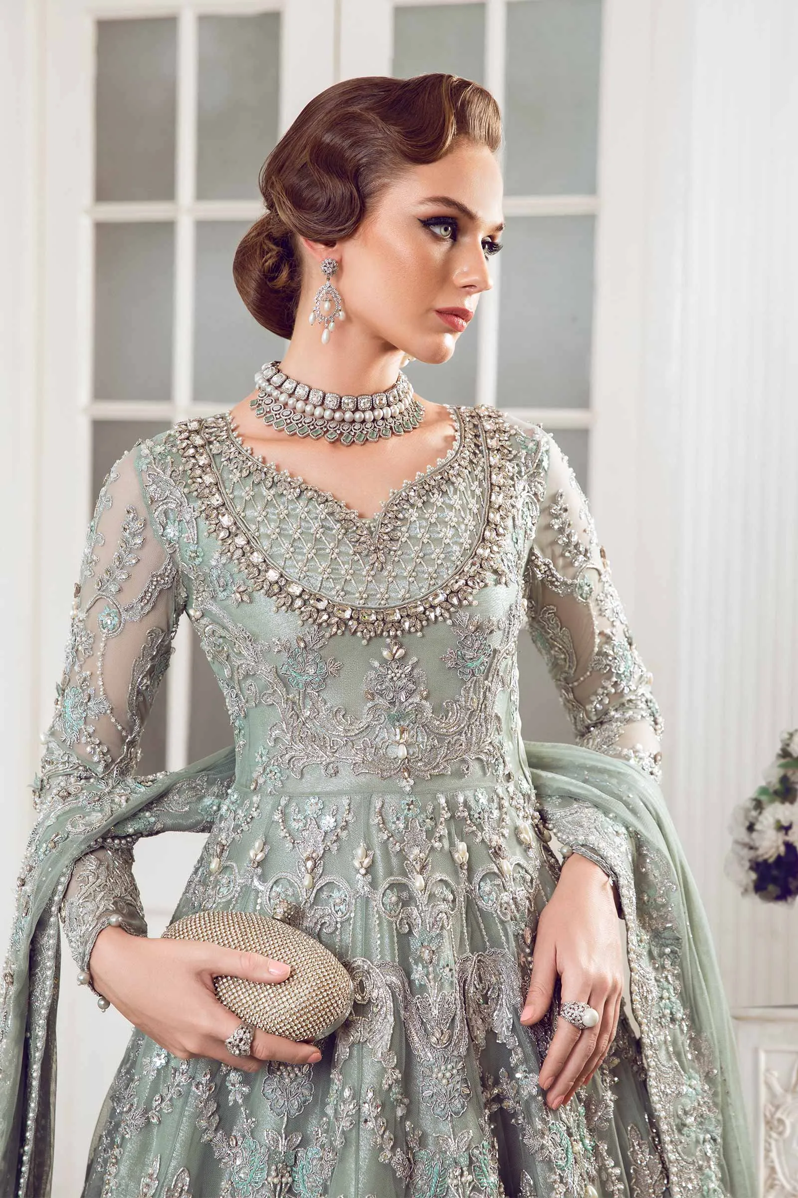 Pakistani Bridal Lehenga and Wedding Gown Walima Dress