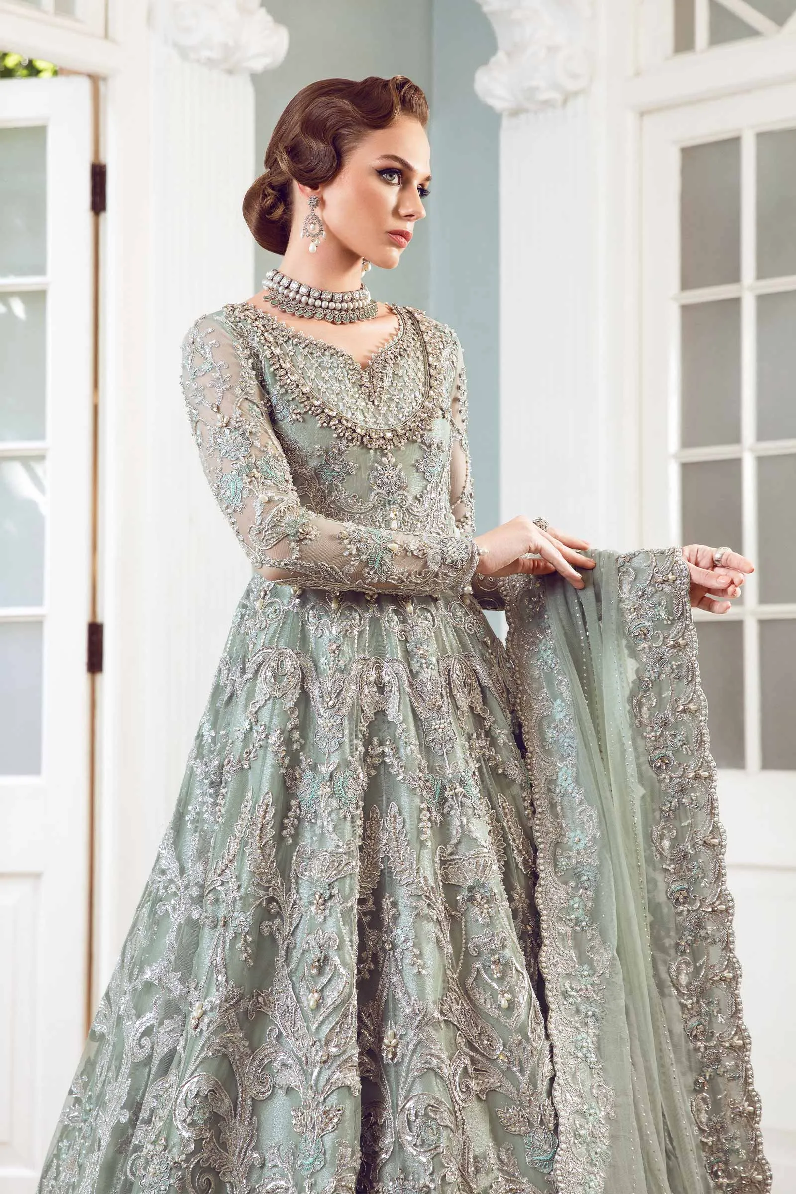 Pakistani Bridal Lehenga and Wedding Gown Walima Dress