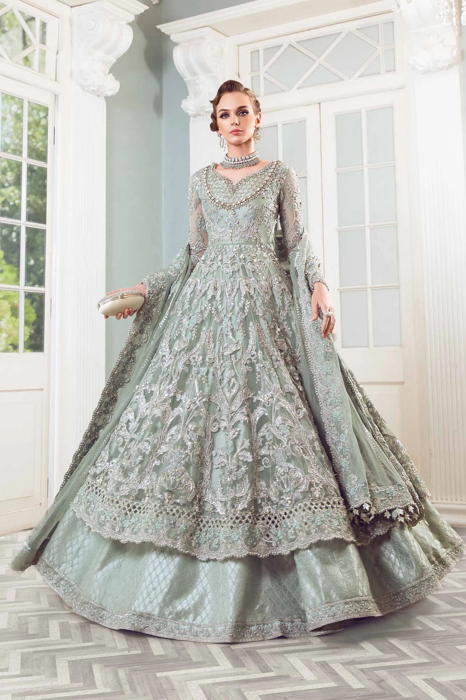 Pakistani Bridal Lehenga and Wedding Gown Walima Dress