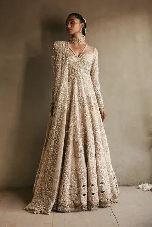 Pakistani Bridal Lehenga Dupatta and Gown Wedding Dress