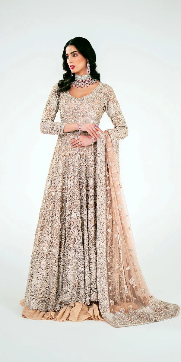 Pakistani Bridal Outfit in Wedding Lehenga Gown Style