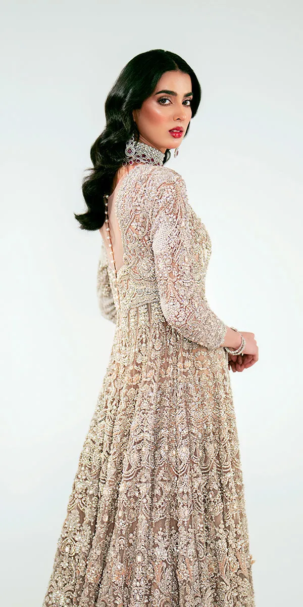 Pakistani Bridal Outfit in Wedding Lehenga Gown Style