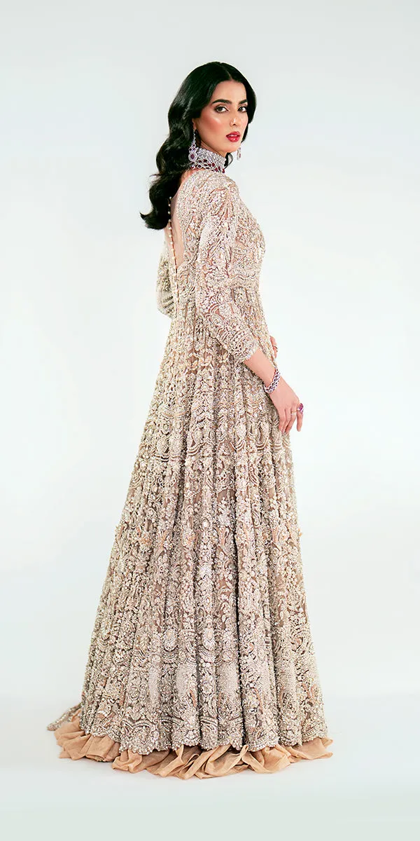 Pakistani Bridal Outfit in Wedding Lehenga Gown Style