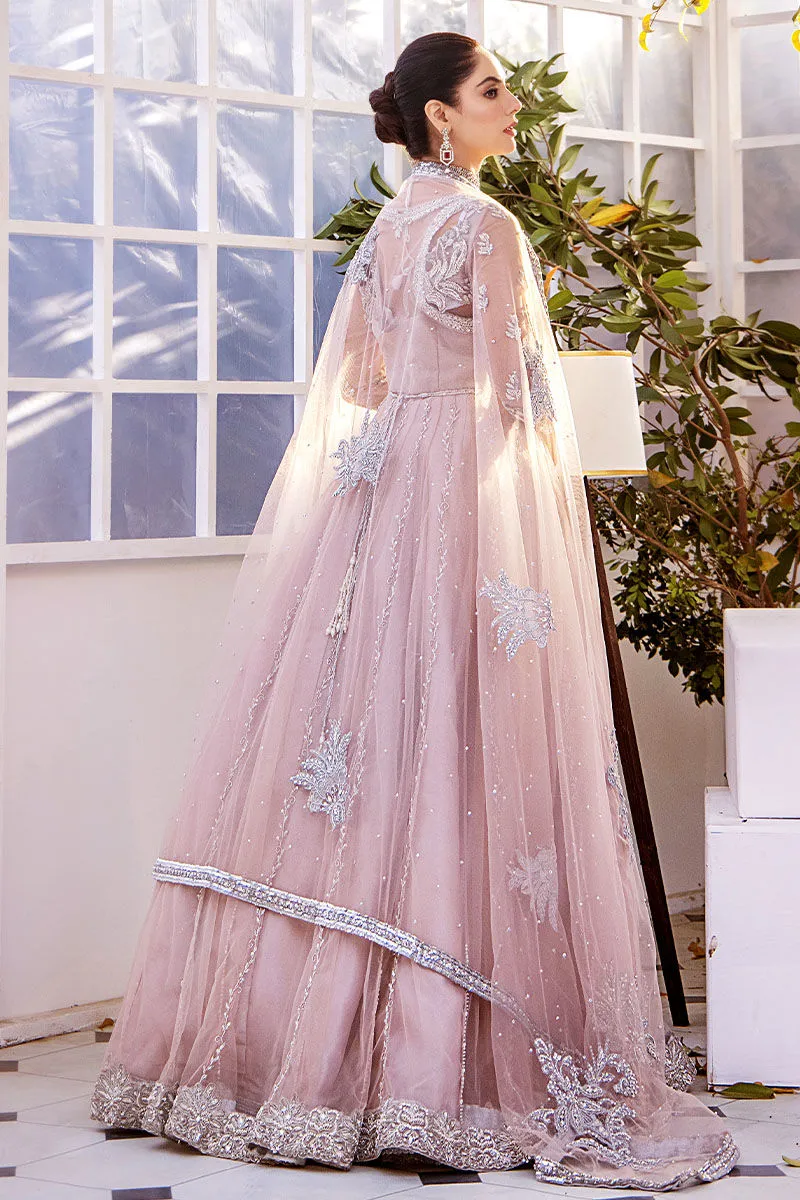 Pakistani Wedding Dress in Pink Lehenga Gown Style