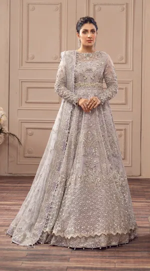 Pakistani White Gown Lehenga Online Bridal Dress #BN1067