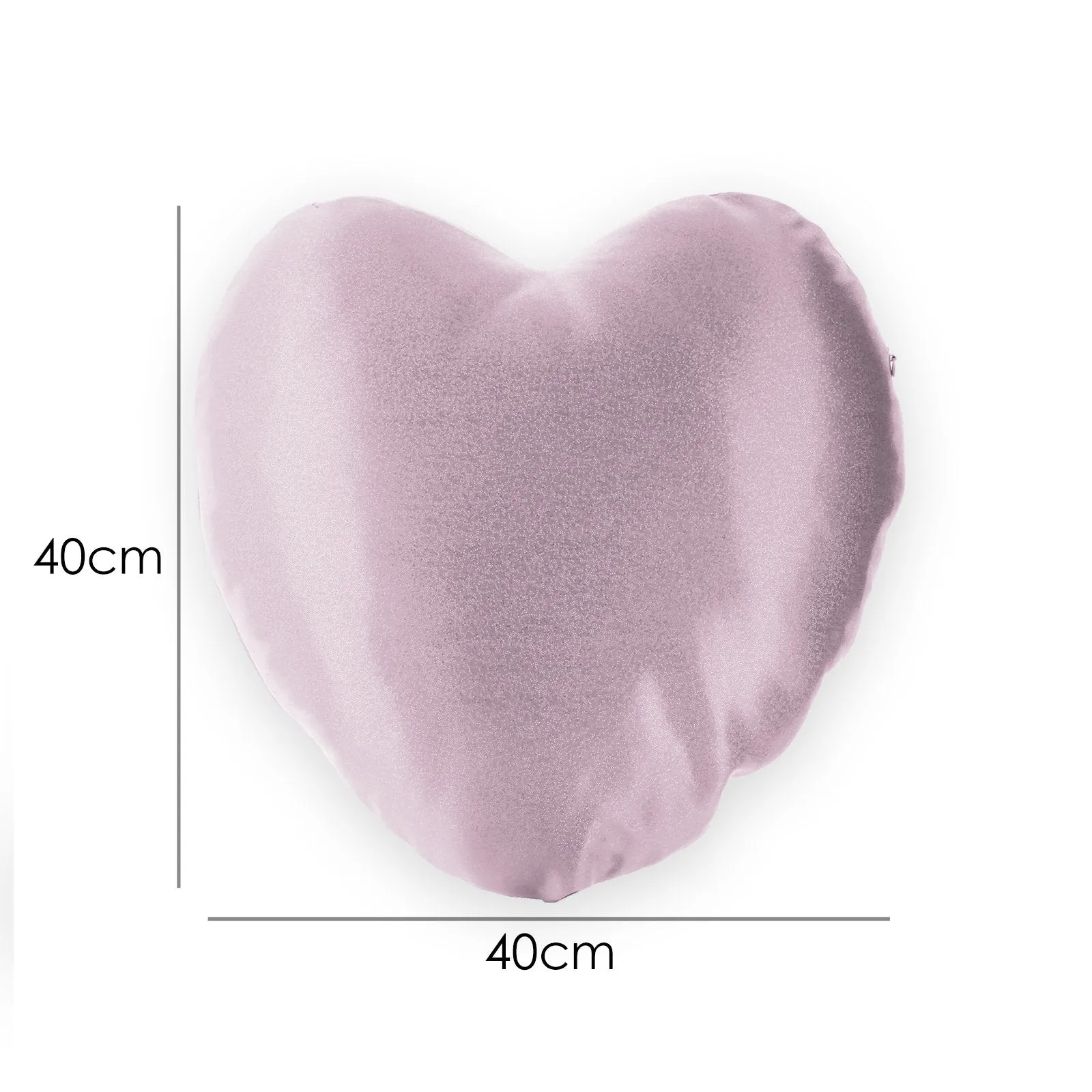Personalised Glitter Heart Cushion with Cute Text and Blonde Hair Pink Dress Ballerina