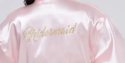 Pink Bridesmaids Robes