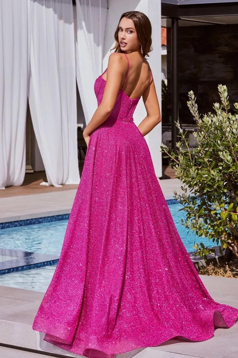 PINK GLITTER GOWN