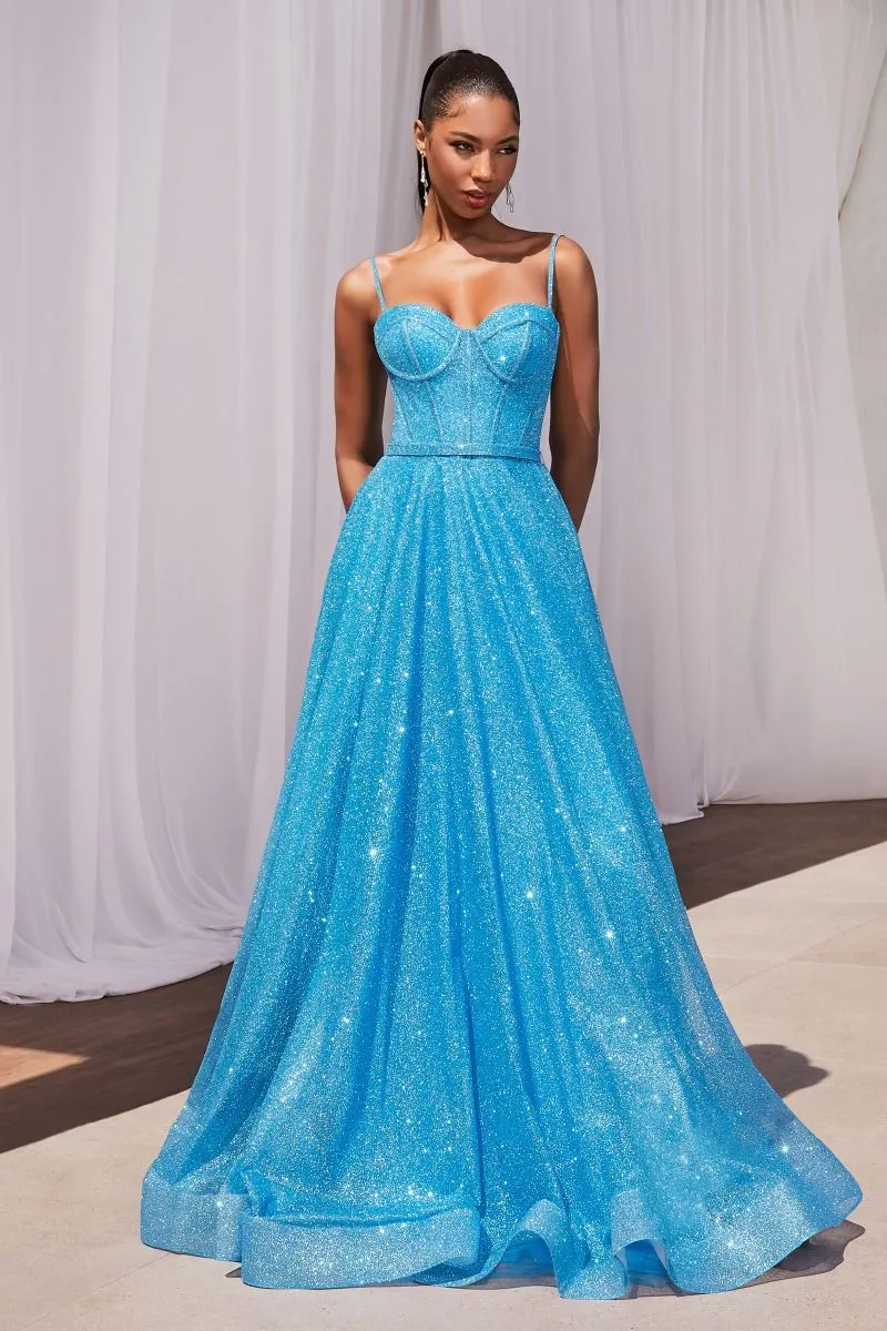 PINK GLITTER GOWN