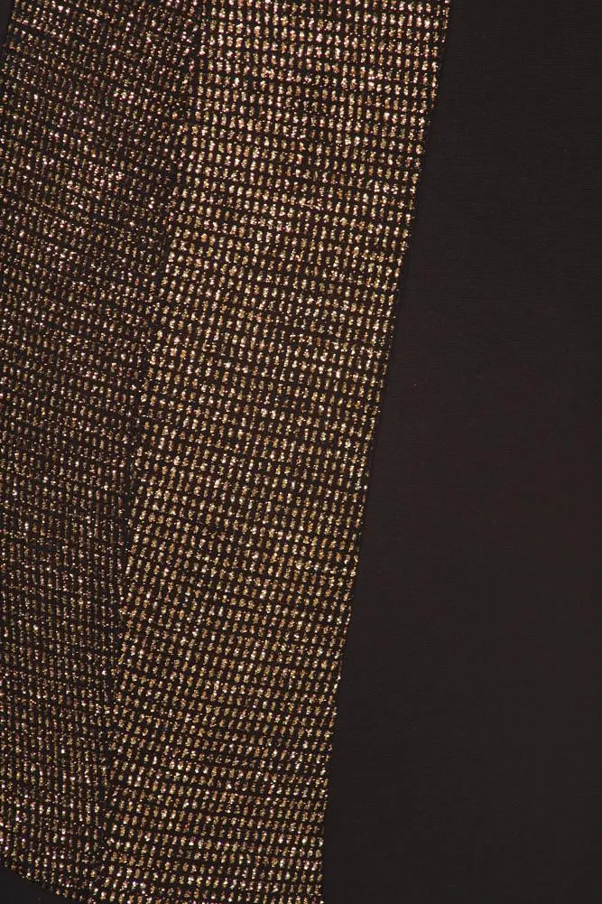 Plus Size Lustrous Glittered Sweetheart Maxi Dress