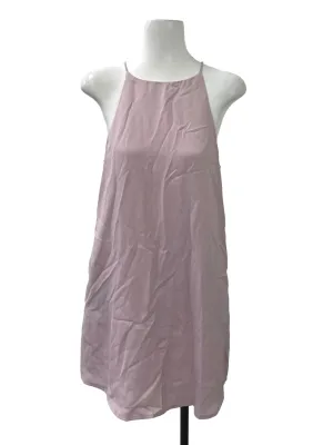 Purple High Neck Dress