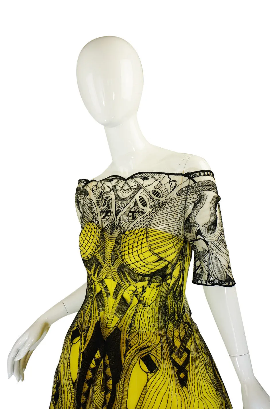 R2010 Alexander McQueen Tattoo Dress