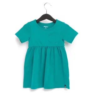 RAGS Essentials Short Sleeve with Chest Pocket Dress - Teal
