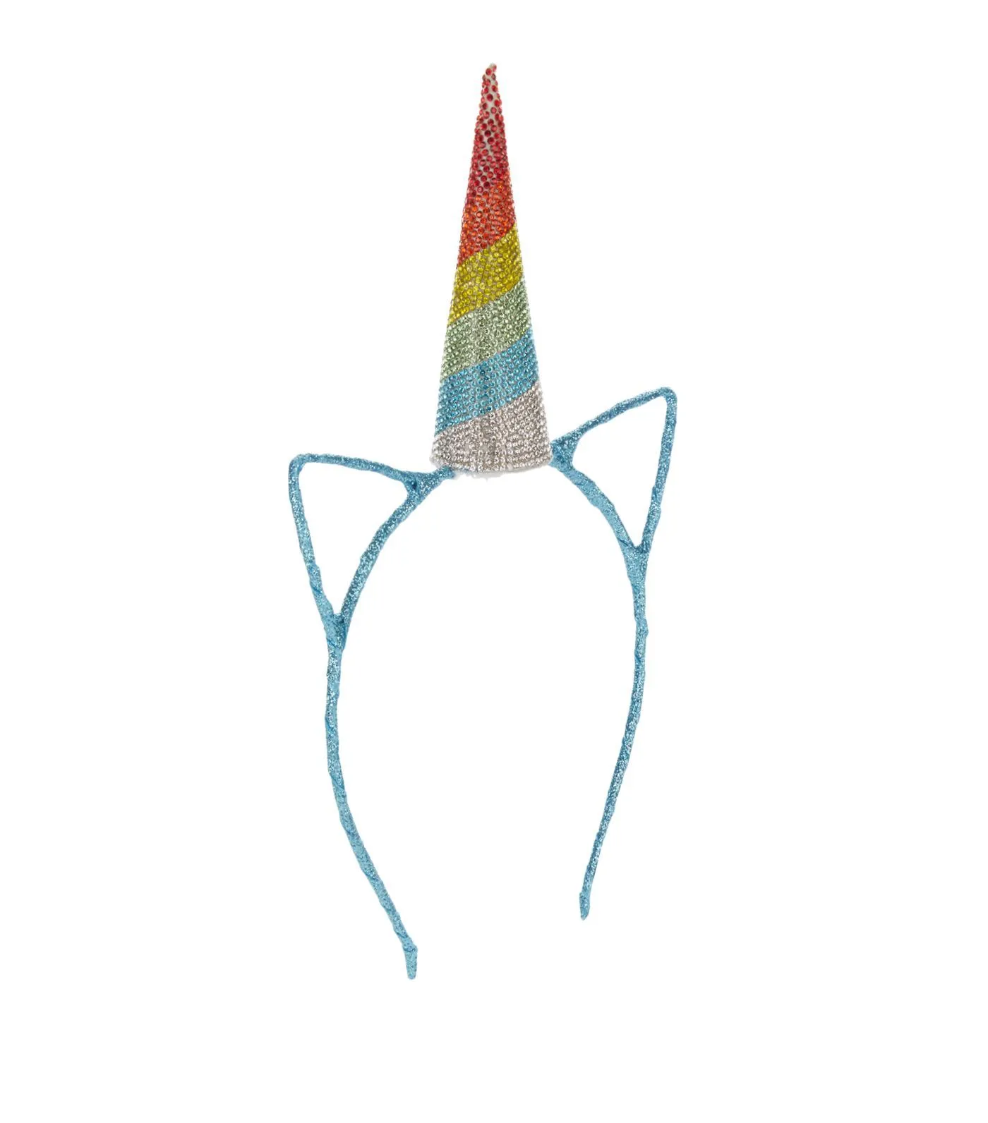Rainbow Crystal Unicorn Horn Headband by Bari Lynn