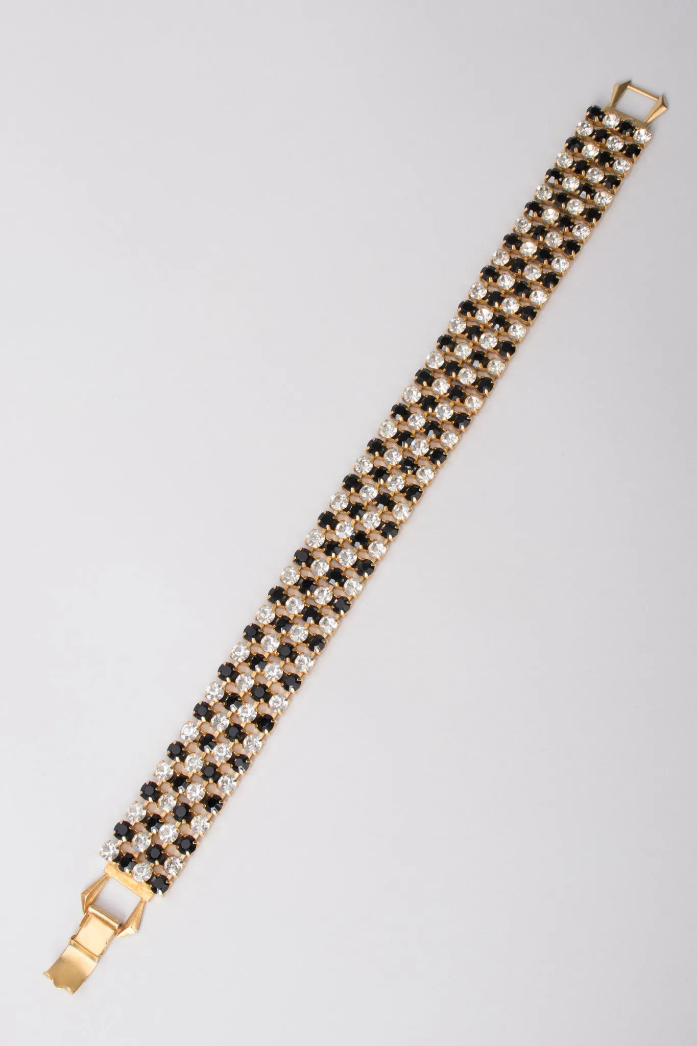 Rhinestone Checker Choker