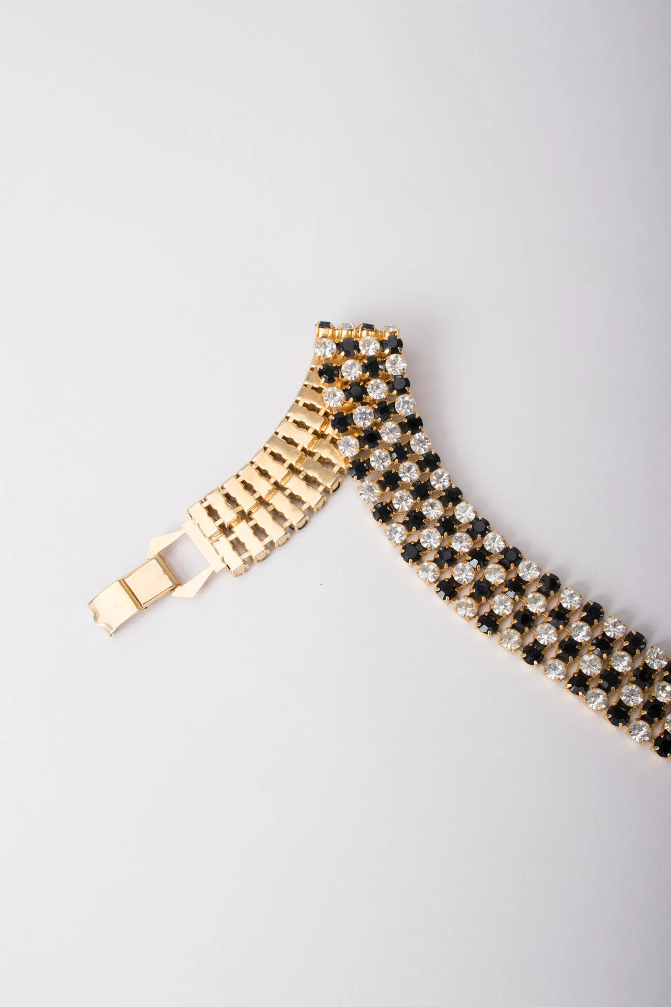 Rhinestone Checker Choker
