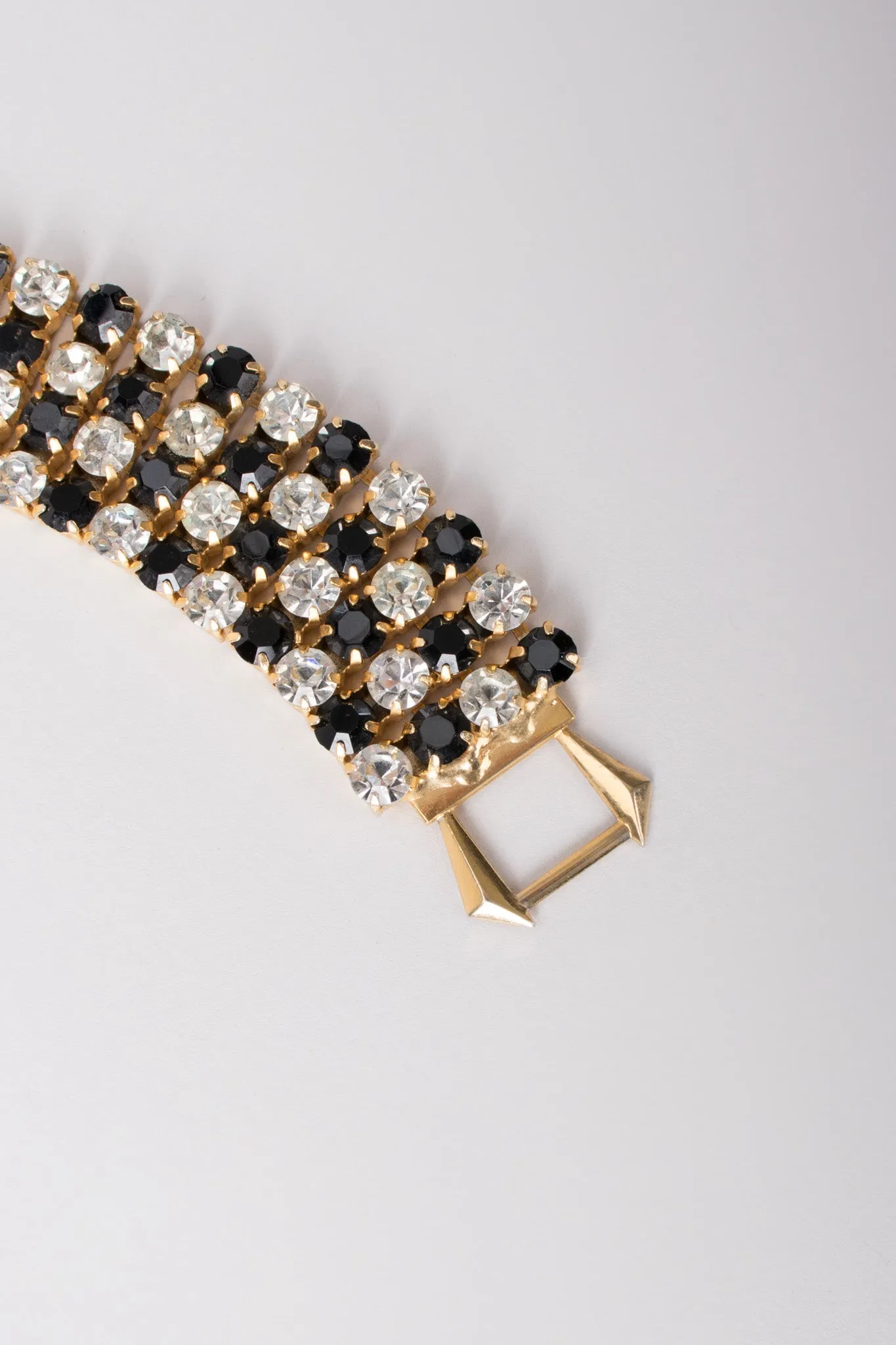 Rhinestone Checker Choker