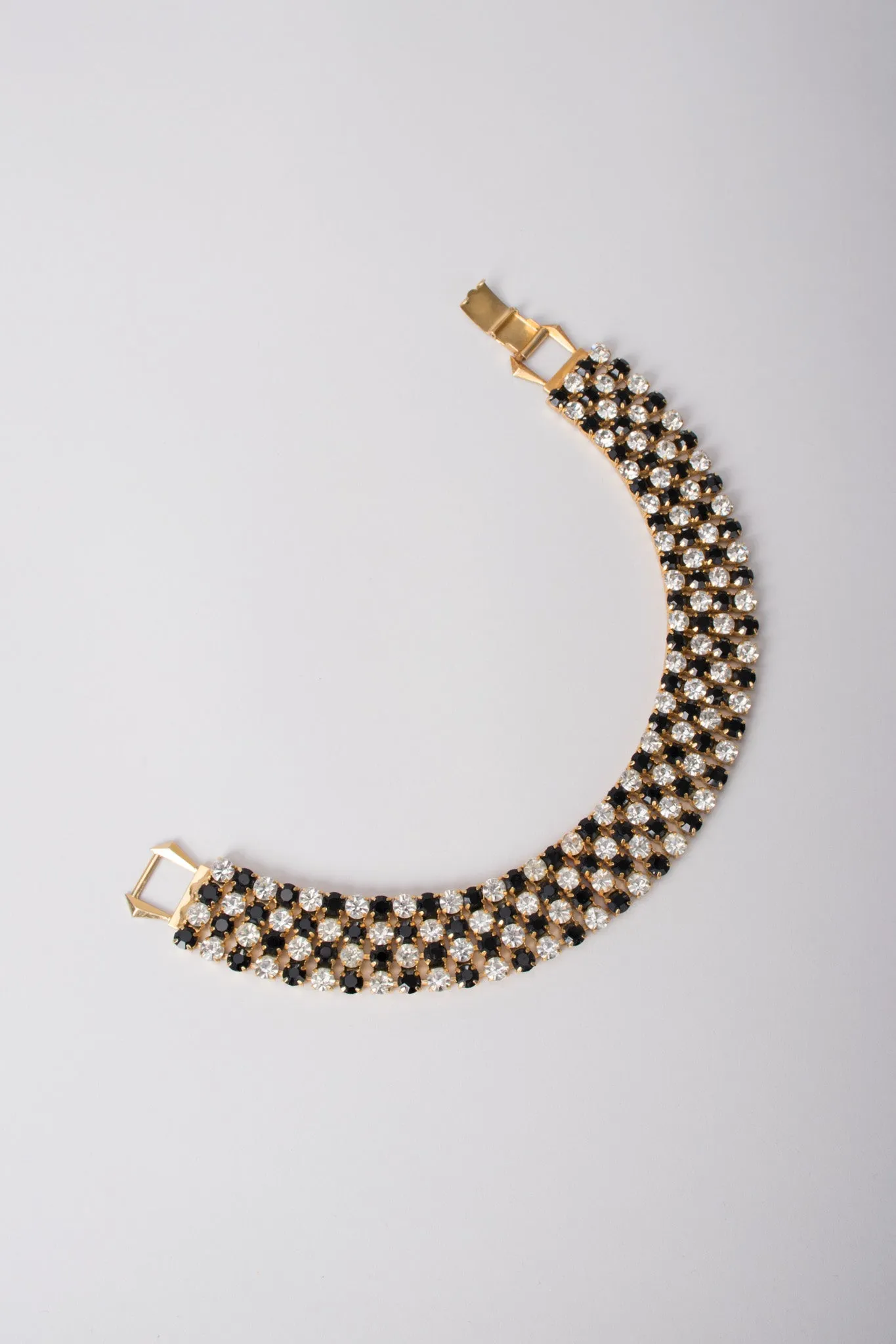 Rhinestone Checker Choker