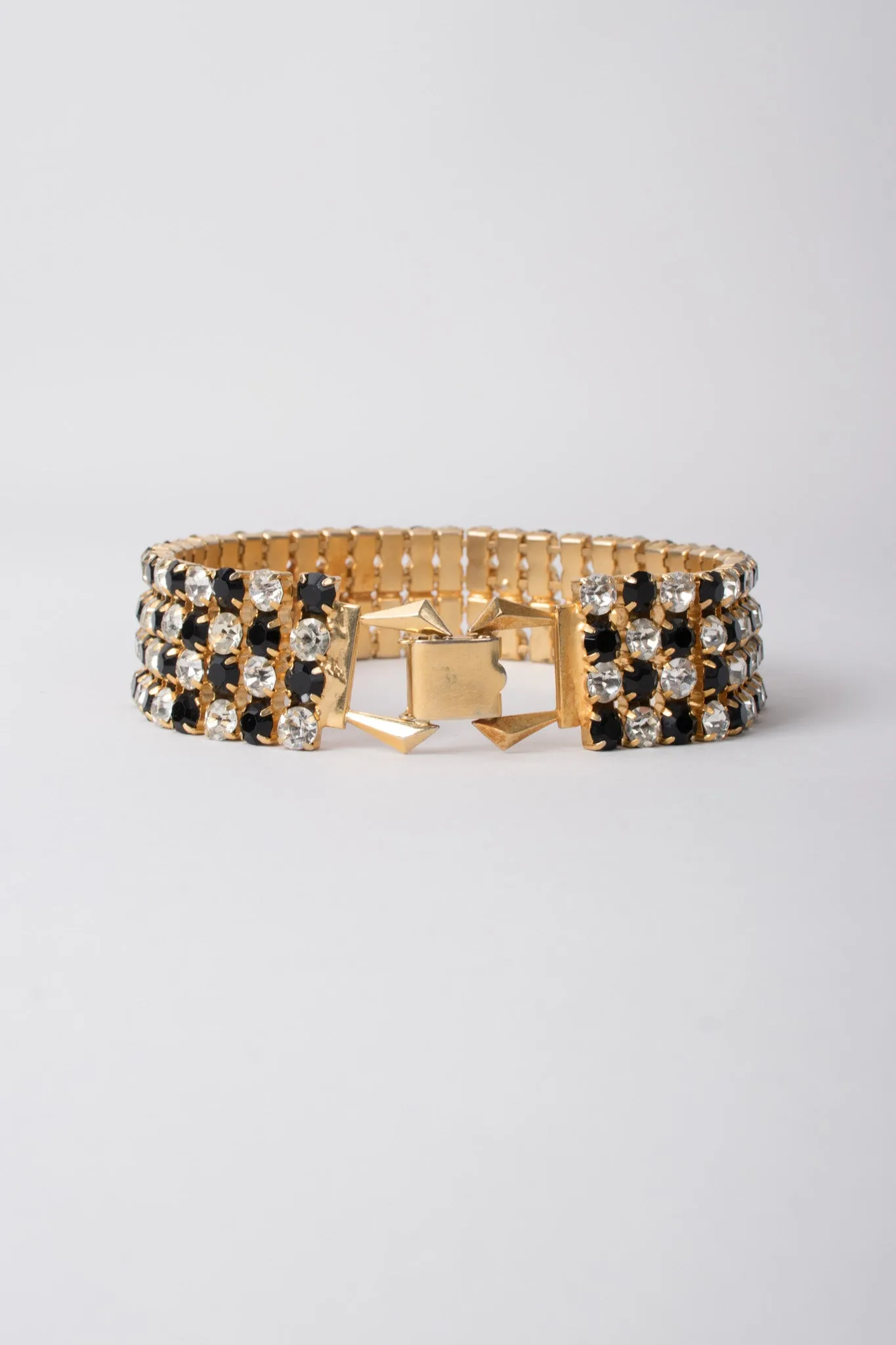 Rhinestone Checker Choker
