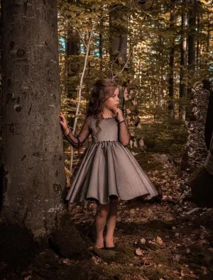 Saskatoon Black and Nude Dress FINAL SALE