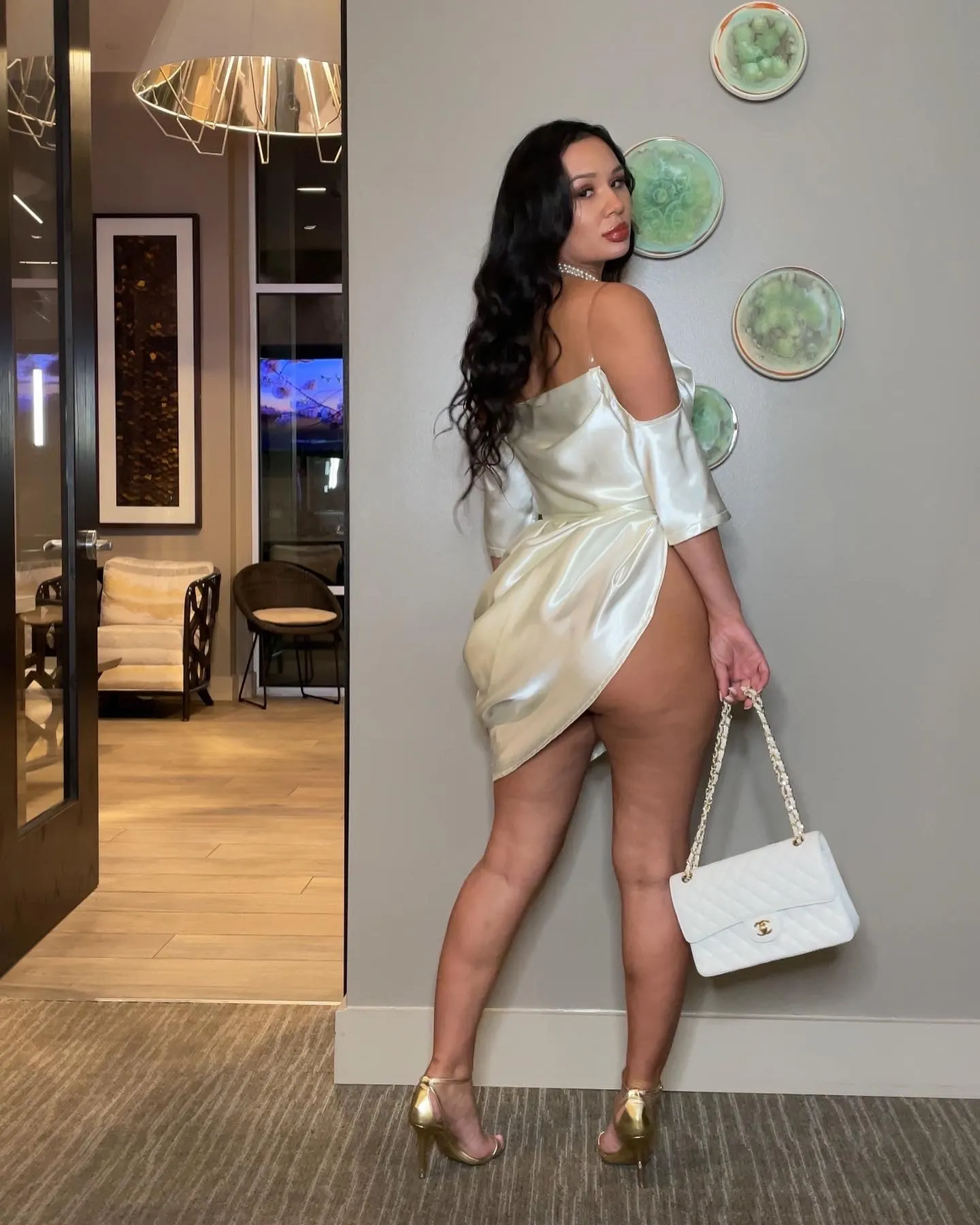 Satin Dress
