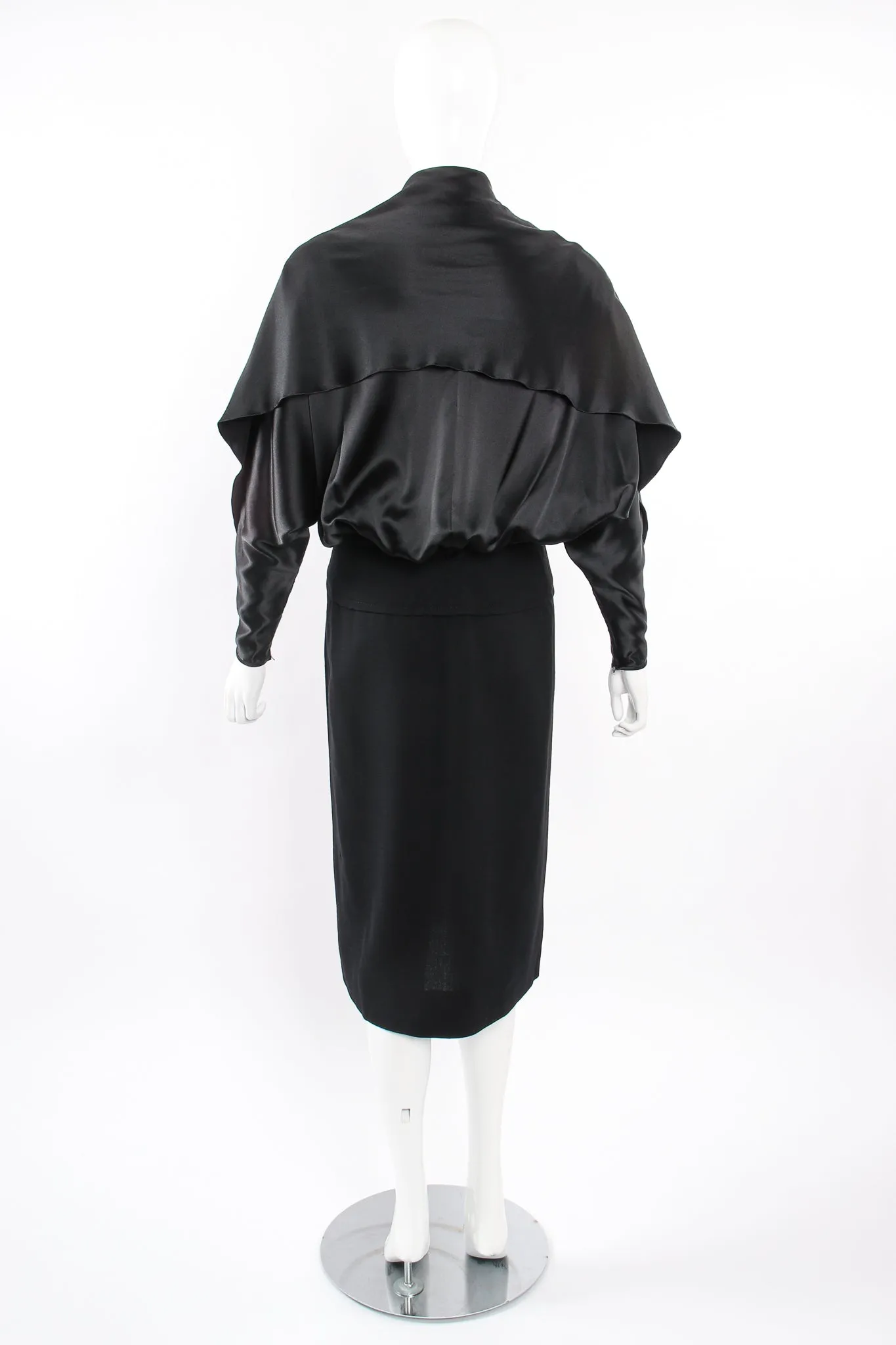 Scarf Tie Batwing Dress
