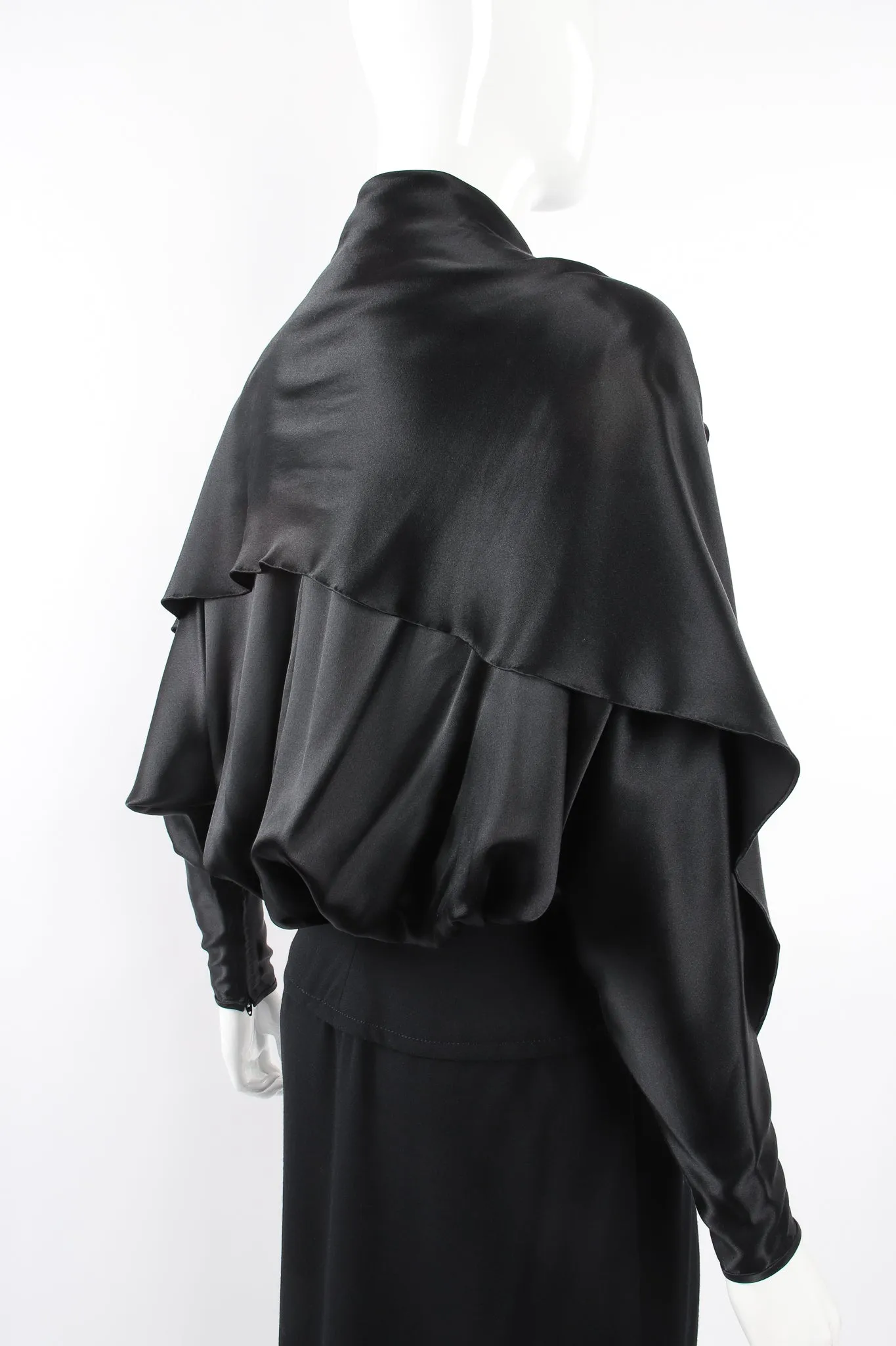 Scarf Tie Batwing Dress