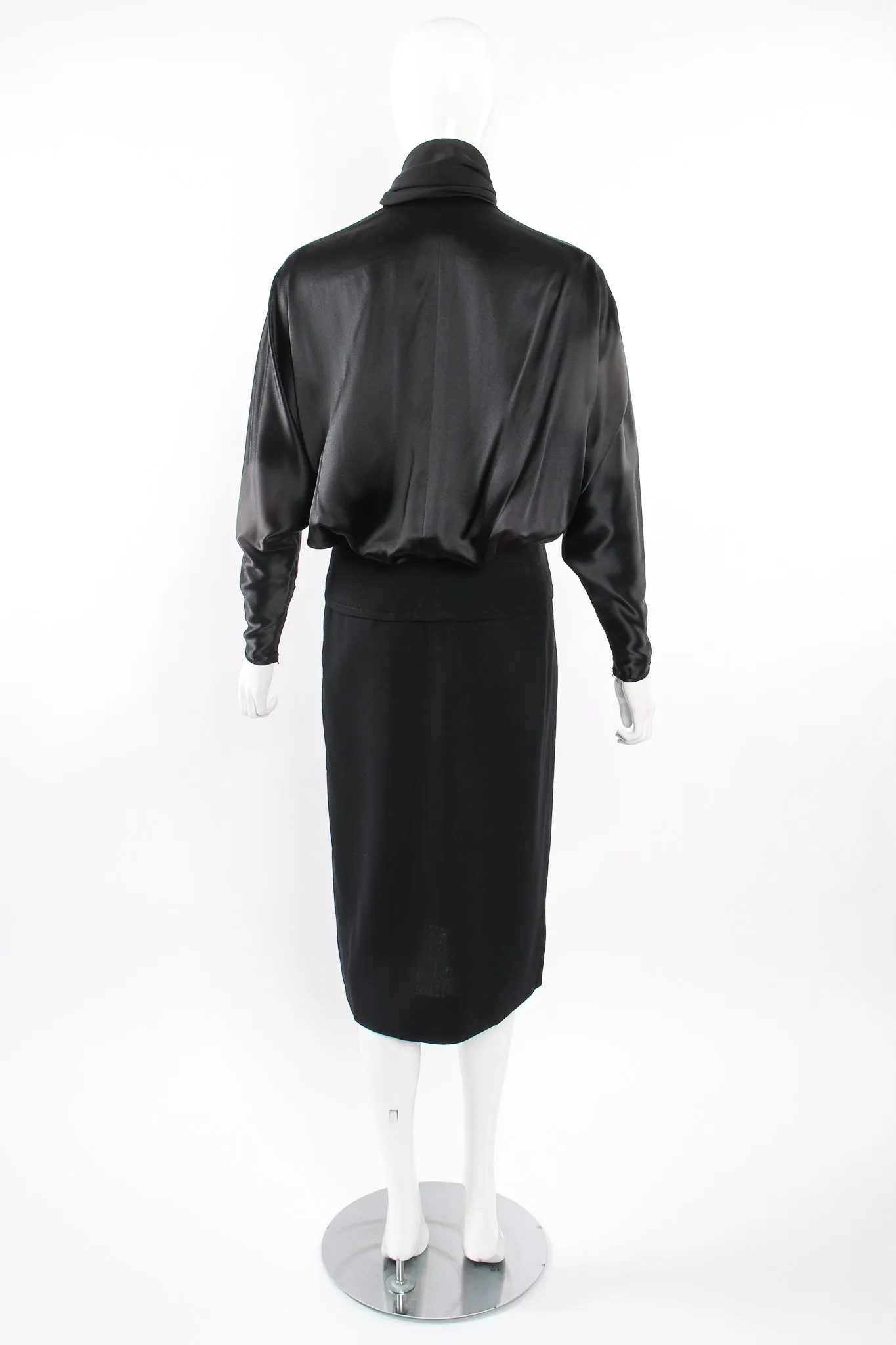 Scarf Tie Batwing Dress
