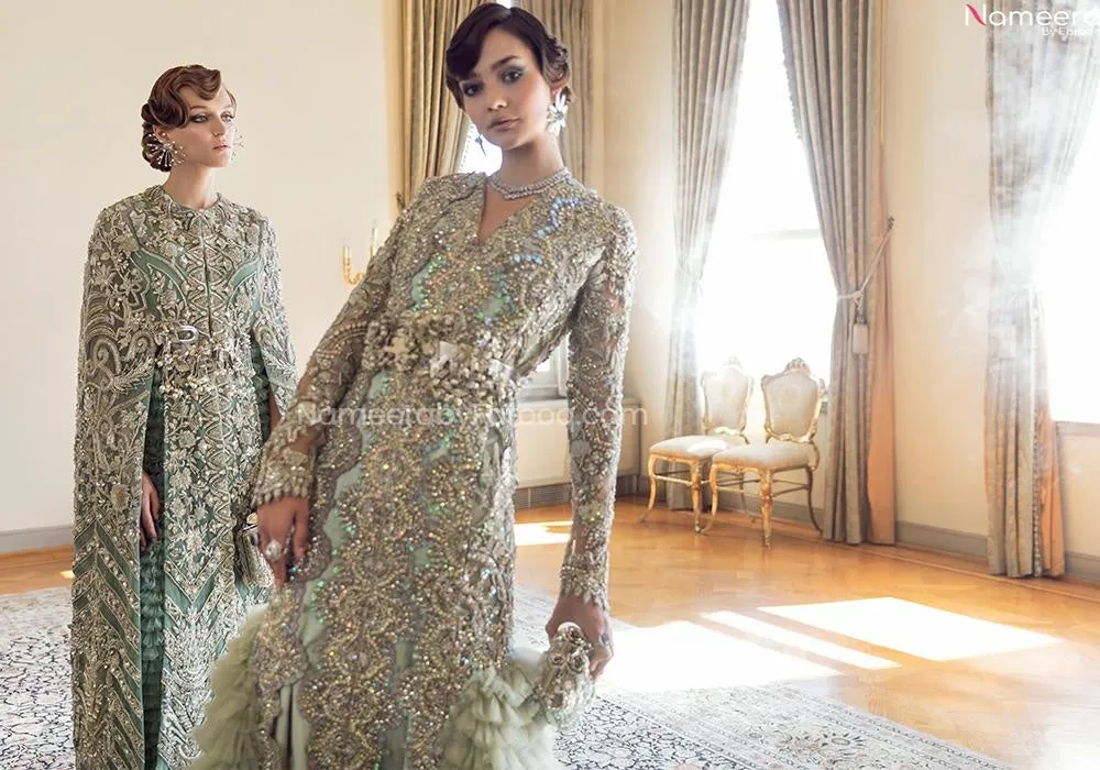 Sea Green Colour Lehenga Designer Bridal Dress #BN798