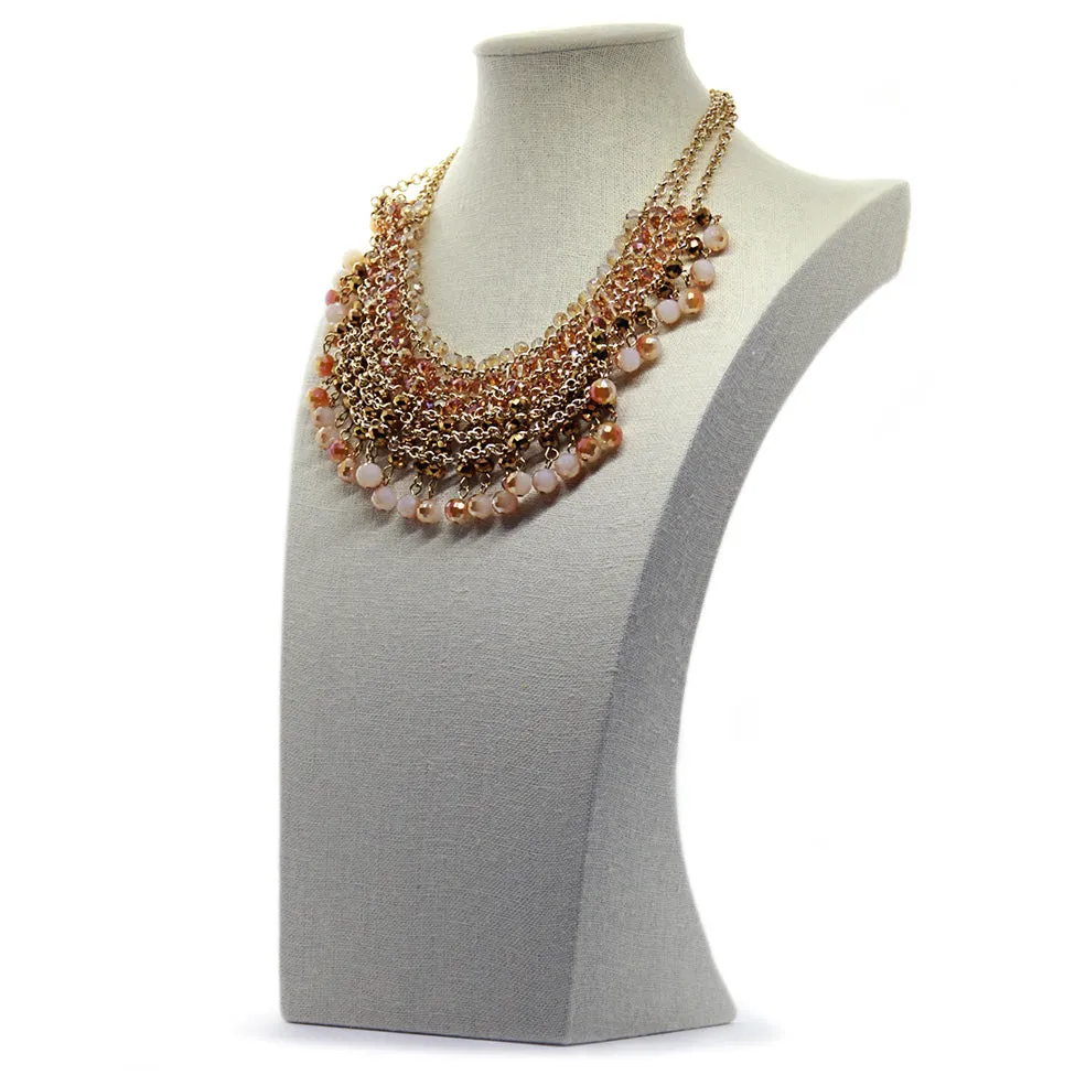 Seduction: Hand-made Faceted Glass Bead Necklace Set
