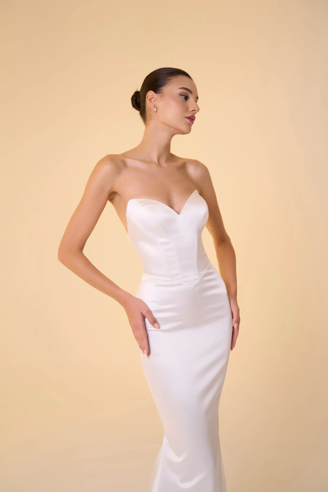 Seraphina drop waist sweetheart gown