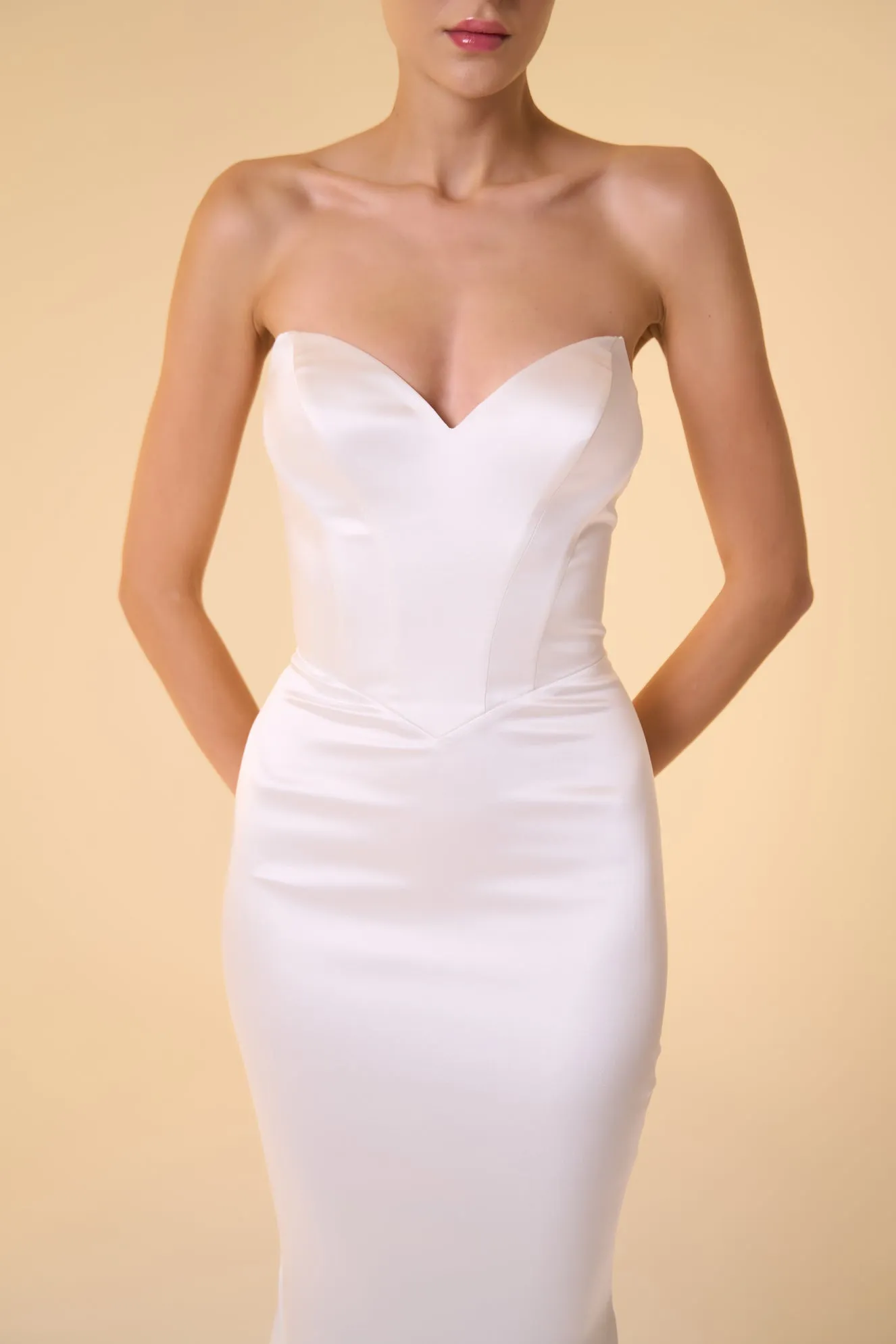 Seraphina drop waist sweetheart gown