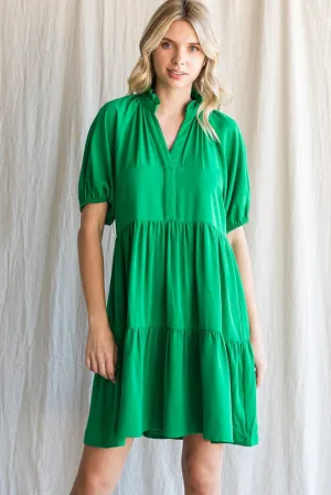 SHORT RAGLAN SLEEVE DRESS