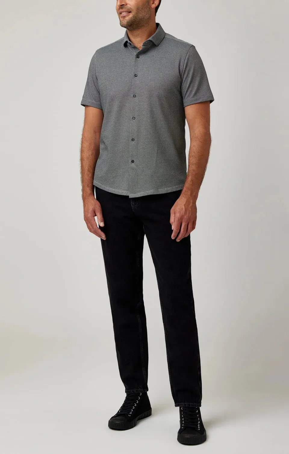 Short Sleeve Pique Shirt