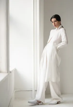 Silk Cotton Shirt Dress