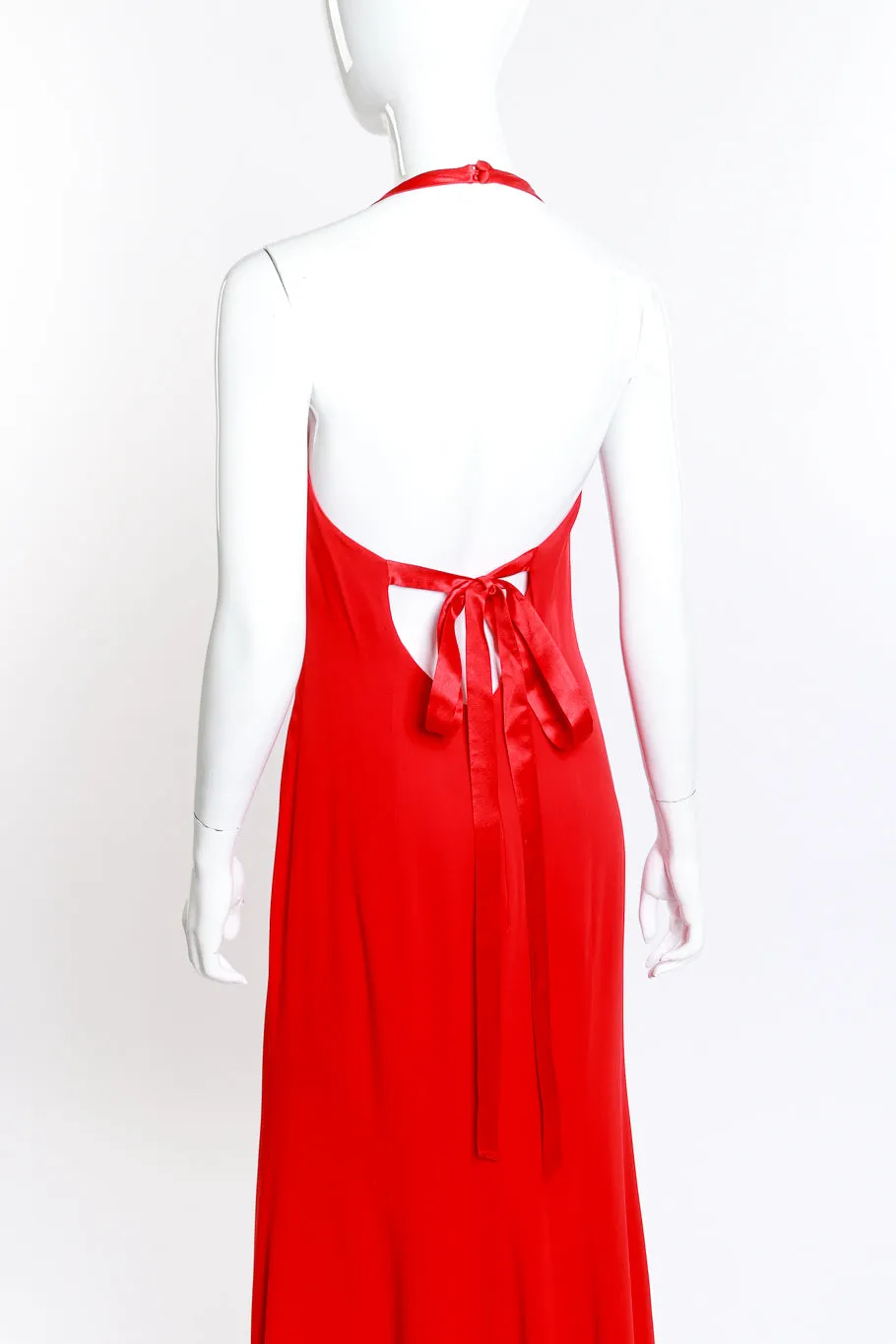 Silk Halter Dress