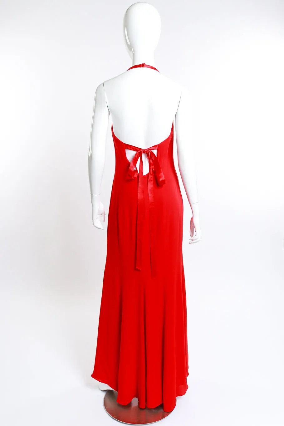 Silk Halter Dress