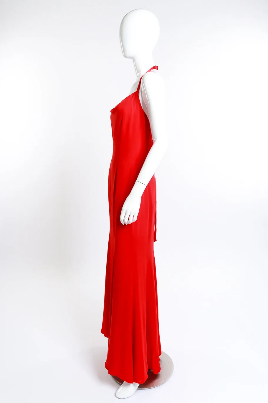 Silk Halter Dress